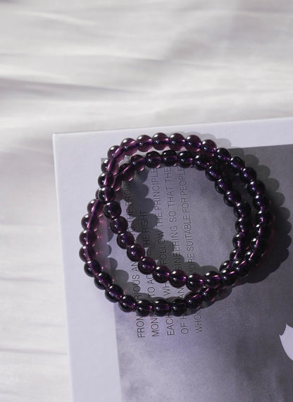 Handmade Gemstone Bracelet  Amethyst, Agate, Cinnabar  Peridot • Natural Crystal Beaded Jewelry for Healing, Balance, Luck & Spiritual Gift