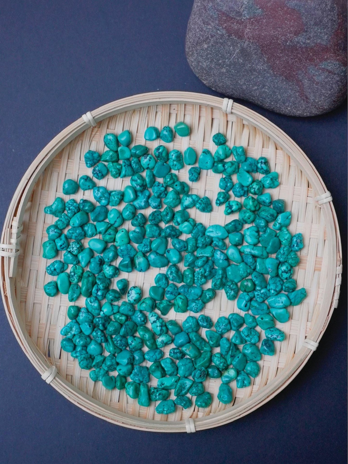 Turquoise Nugget Beads • Natural Blue Green Gemstone Beads • Bulk Beading Supplies for Jewelry Making • DIY Craft & Healing Crystals