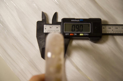 Chunky Agate Bangle Bracelet: Handmade Stone Jewelry, Cloudy Crystal