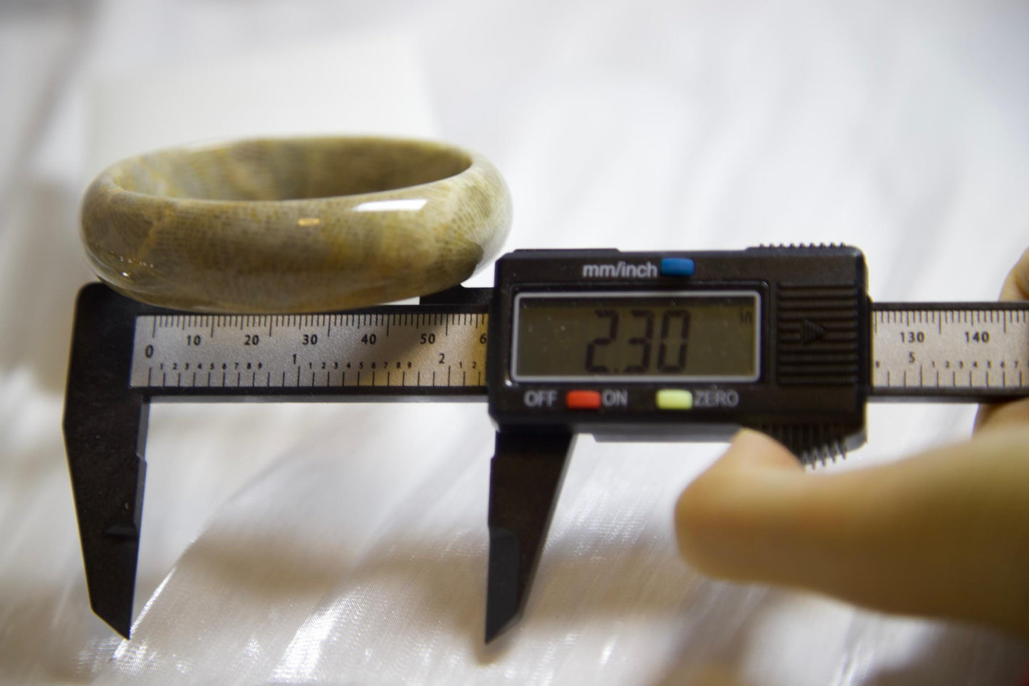 Natural Agate Bangle Bracelet: Earthy Gemstone Jewelry, 2.3" Inner Diameter