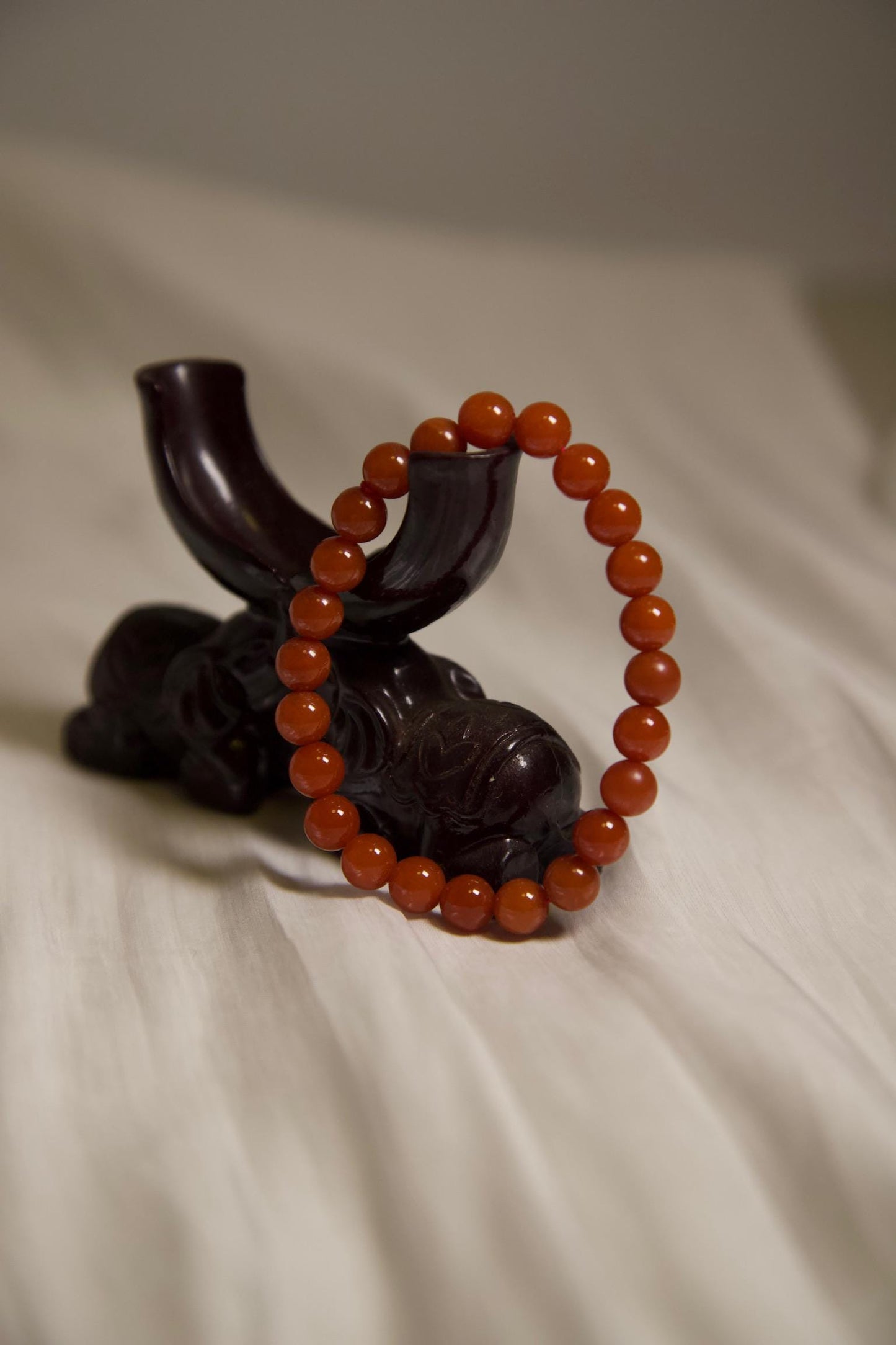 Red Agate Bracelet • Natural Gemstone Beaded Jewelry • Handmade Healing Crystal Bracelet for Grounding, Courage, Protection & Energy Gift