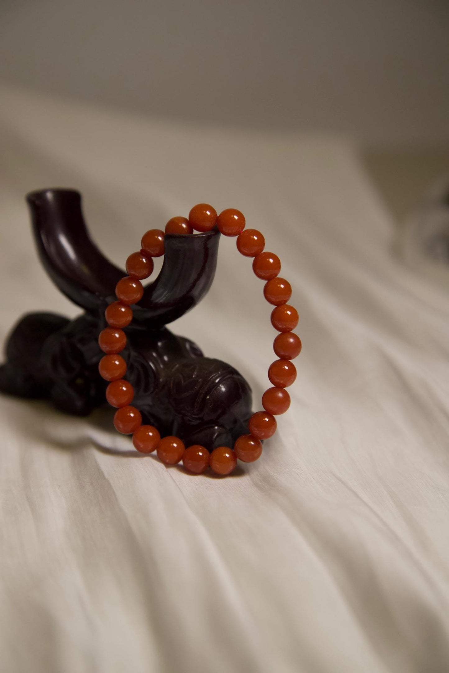 Red Agate Bracelet • Natural Gemstone Beaded Jewelry • Handmade Healing Crystal Bracelet for Grounding, Courage, Protection & Energy Gift