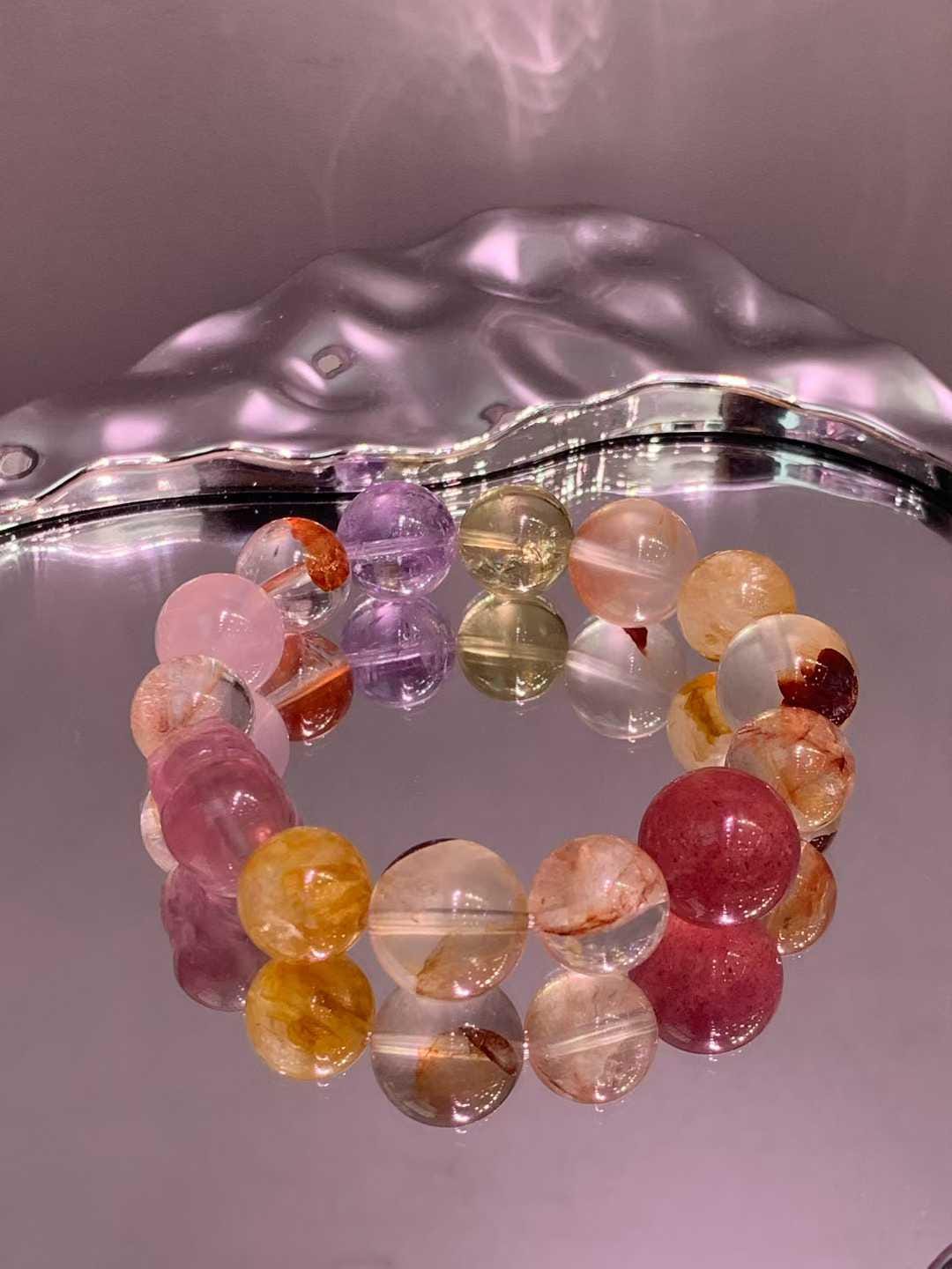 Chakra Balance & Protection Bracelet | Natural Crystal Energy Healing Bracelet | Handmade Gemstone Jewelry Gift